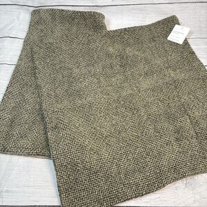 Pottery Barn Set 2 Faye Textured Linen Cotton Pillow Covers Sage Grass 20” NWT